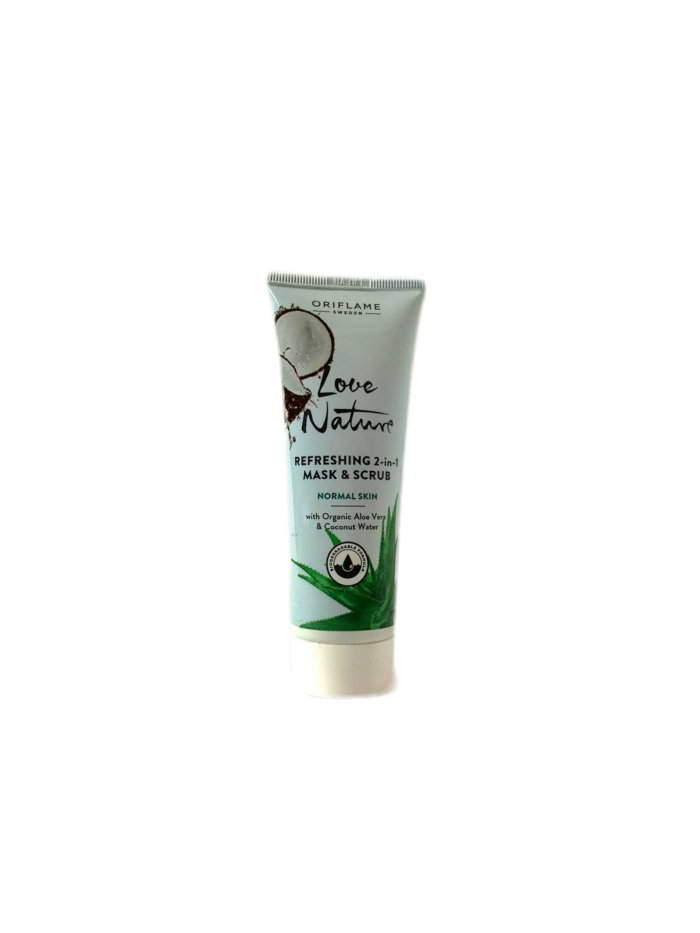 ماسک و اسکراب 2 در 1 آلوئه ورا و نارگیل